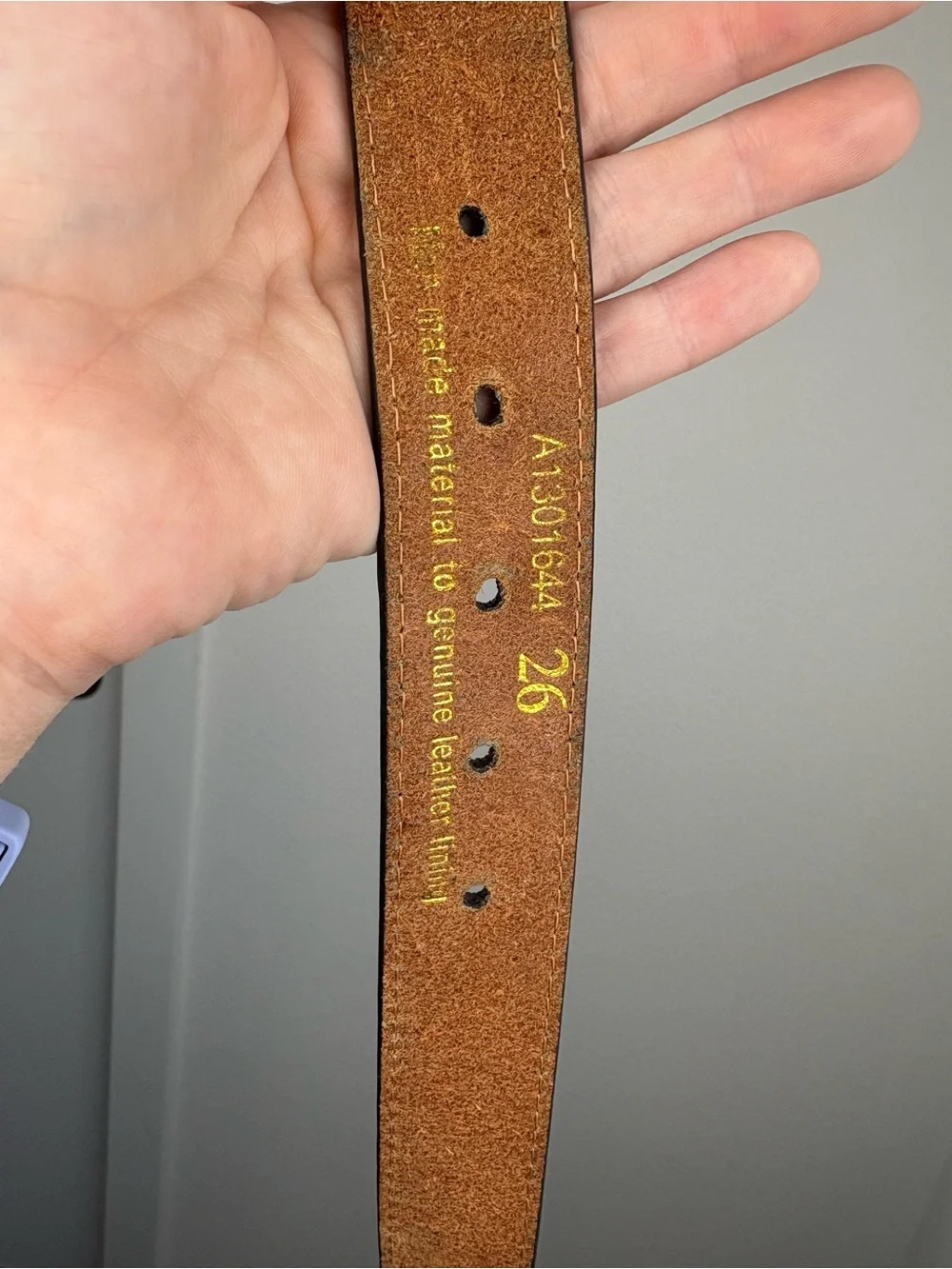Ariat Girls Floral Embroidered Rhinestone Western Belt Size 26
